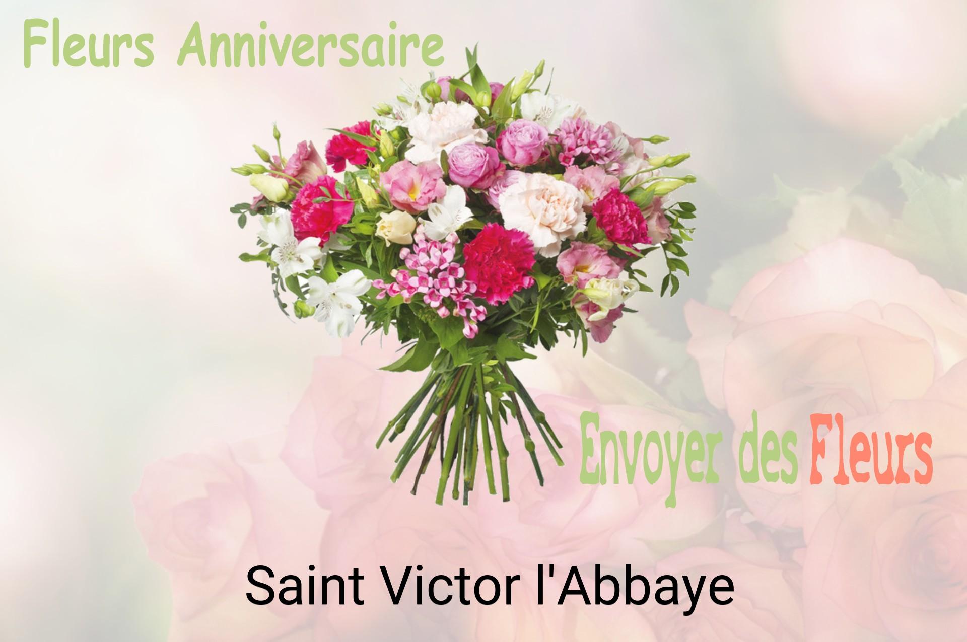 Bouquet de fleurs d’anniversaire livré à Saint-Victor-l'Abbaye