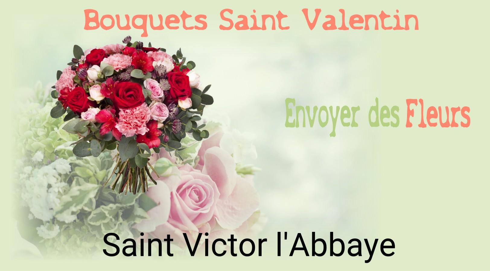 Roses de Saint-Valentin livrées à Saint-Victor-l'Abbaye